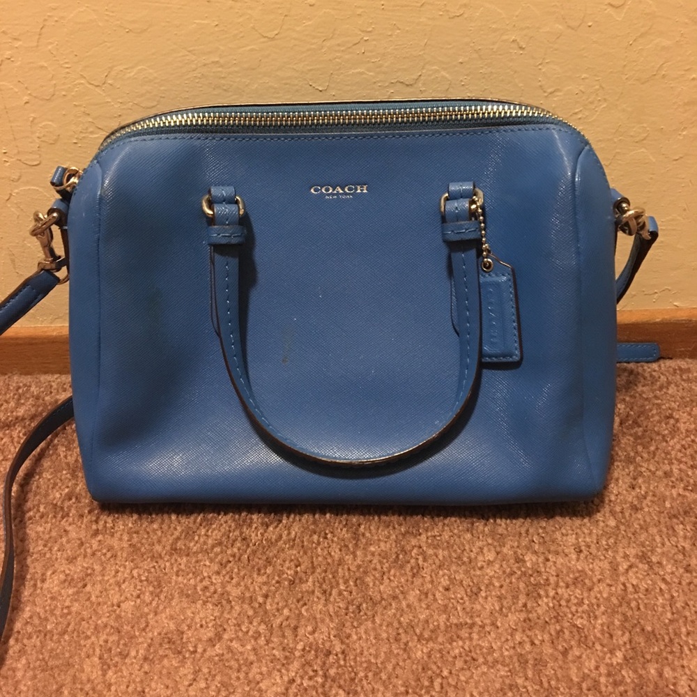 Crossbody grain leather bag